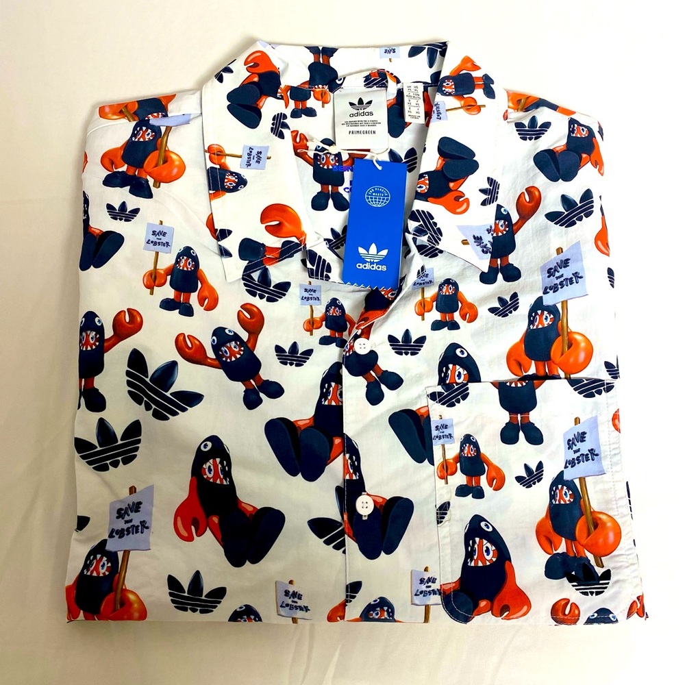 Adidas x Philip Colbert Save the Lobster Shirt